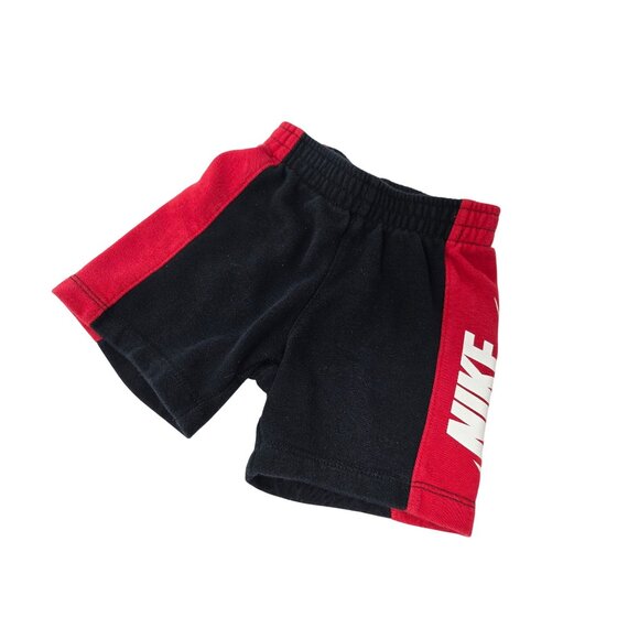 Nike Toddler Boys Colorblock Athletic Shorts 24M Black & Red - Picture 4 of 4